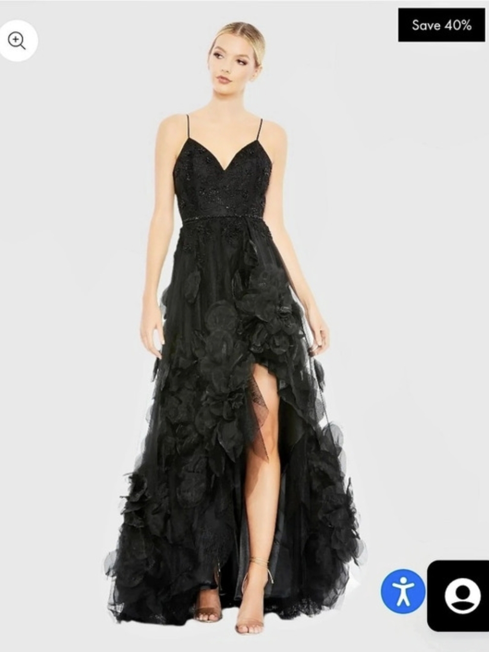 8 Mac DUGGAL Prom Dress Black Prom Or Formal Dress NWT 👗 ✨️ Style code 117293